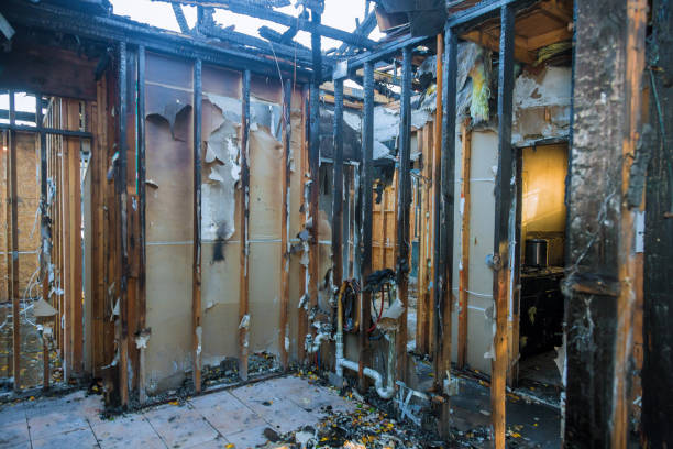 Professional Fire Damage Repair technician working in Farr West, UT
